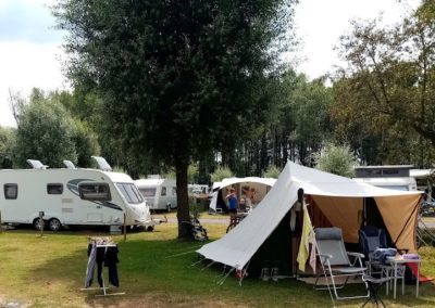 Tent and caravan